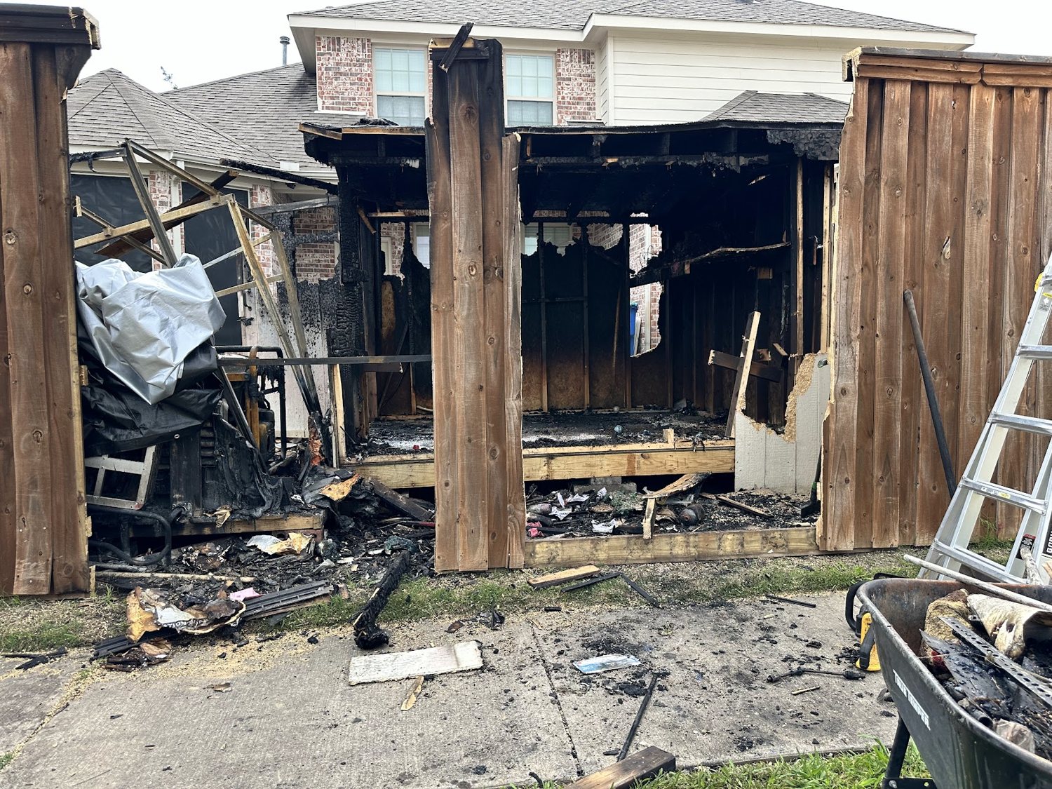 Fire damage